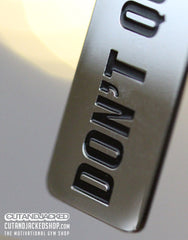 Don't Quit - Necklace - Stainless Steel - CutAndJacked Shop