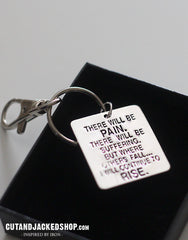 There will be pain - Key Ring - CutAndJacked Shop