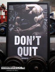 Don't Quit - A2 Poster - CutAndJacked Shop