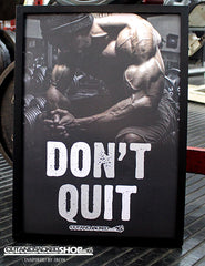 Don't Quit - A2 Poster - CutAndJacked Shop