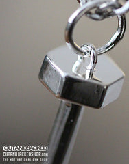 Dumbbell - Necklace - CutAndJacked Shop