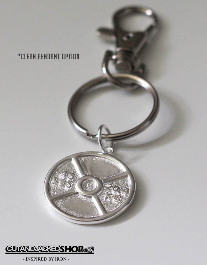 Weight Plate - Key Ring - CutAndJacked Shop