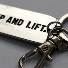 Shutup And Lift - Key Ring - CutAndJacked Shop