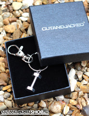 Dumbbell - Key Ring - CutAndJacked Shop