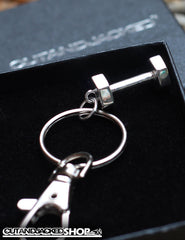 Dumbbell - Key Ring - CutAndJacked Shop