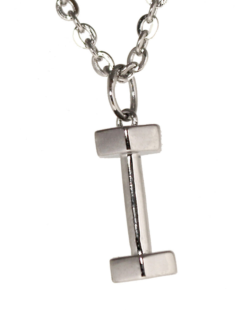 Dumbbell - Necklace - CutAndJacked Shop