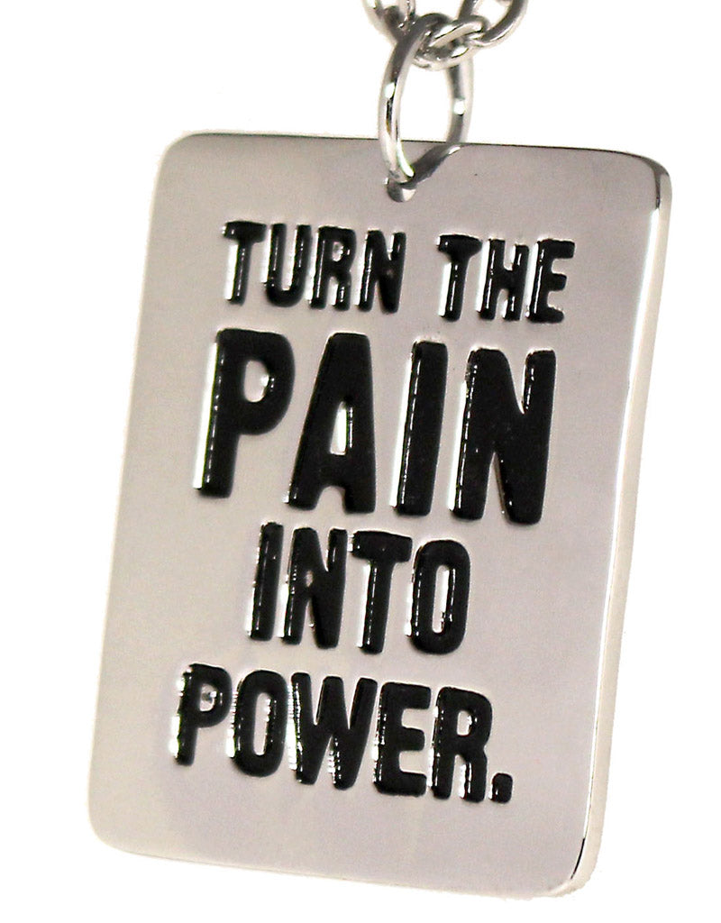 Turn The Pain Into Power - Necklace - CutAndJacked Shop