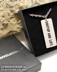 Shutup And Lift - Necklace - CutAndJacked Shop