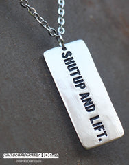 Shutup And Lift - Necklace - CutAndJacked Shop