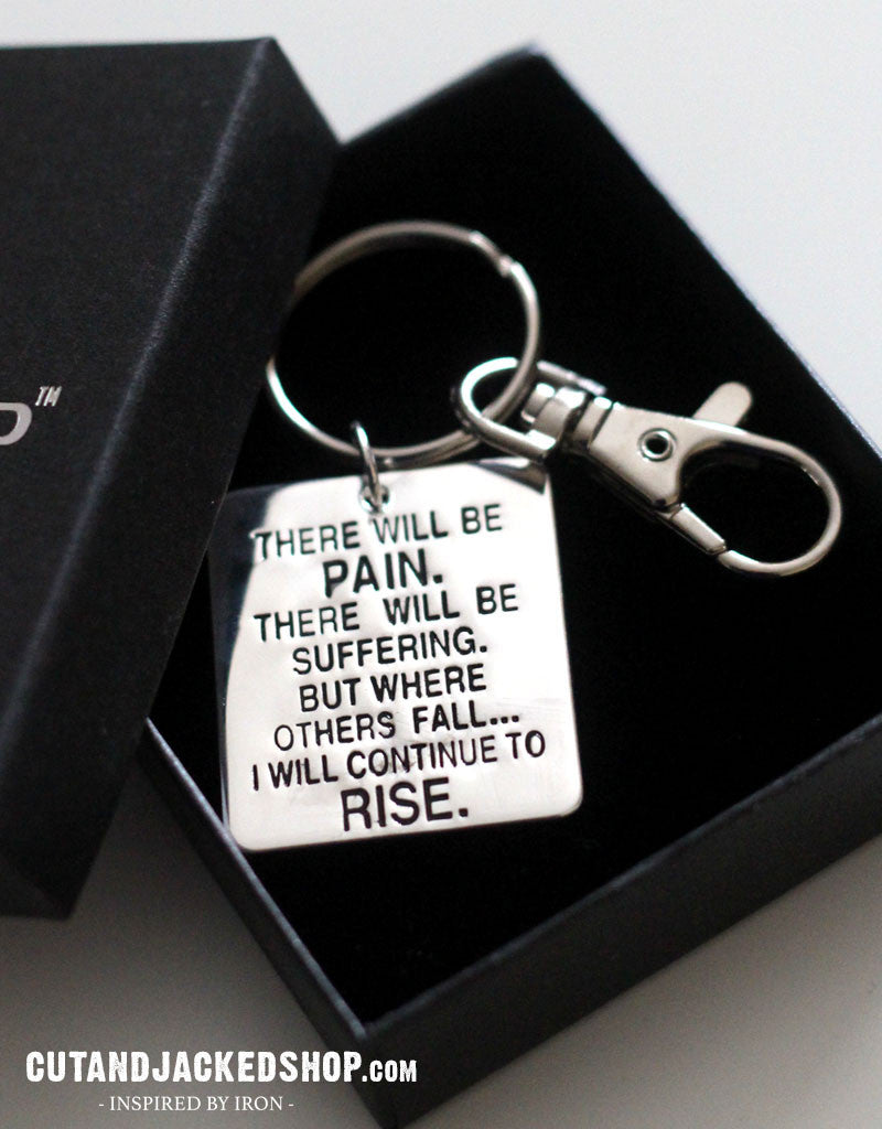 There will be pain - Key Ring - CutAndJacked Shop