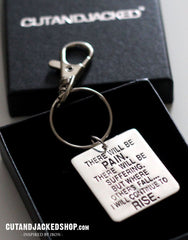 There will be pain - Key Ring - CutAndJacked Shop